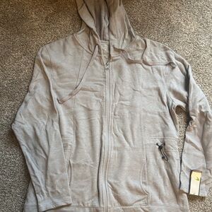 Stylish Gray Zip-Up Hoodie for Women